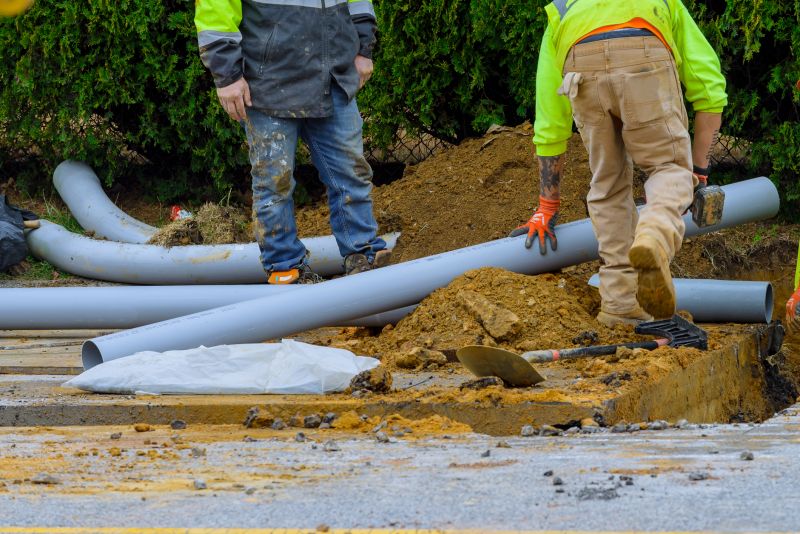 Local Water Main Installation pros at work