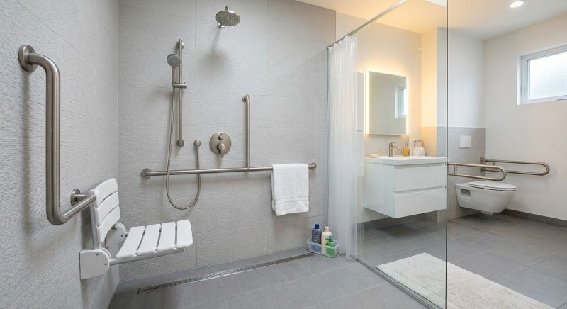 Handicap Shower Installation in Portland, ME