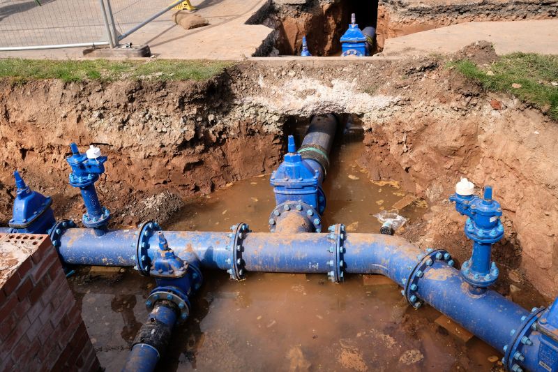 Completed Water Main Connection