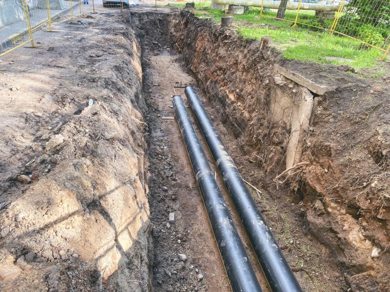 Water Main Trenching